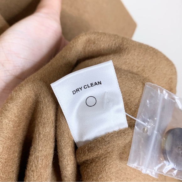 NEW LPA Isabel Maxi Coat (Sz M) Melton Wool Blend Wide Sleeve Oversized Camel - Picture 10 of 10